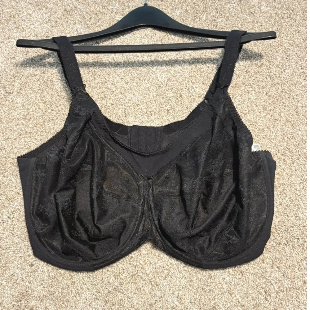 Goddess Bra Womens 44H Black Kayla Full Coverage Underwire GD6041BLk    ‎     K